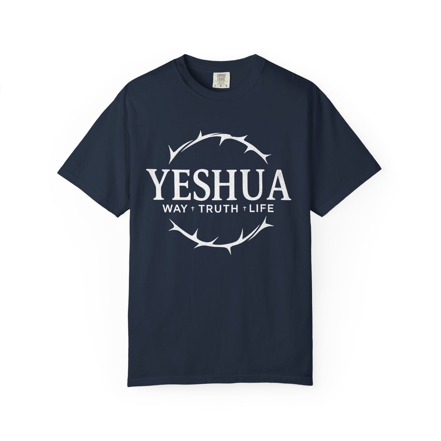 Yeshua Jesus Way Truth LIfe, Unisex Adult T-Shirt Comfort Colors