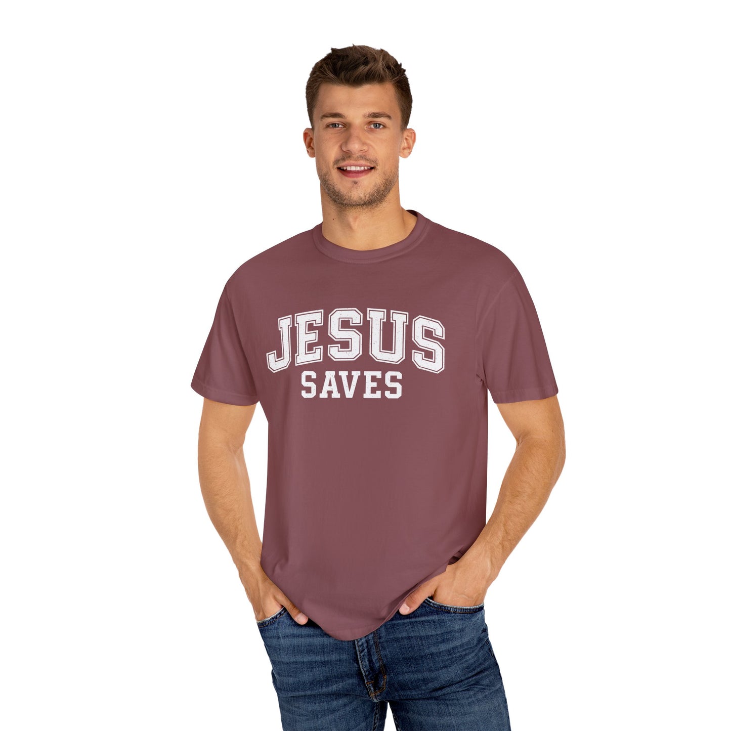 Jesus Saves Comfort Colors | Unisex Adult T-Shirt