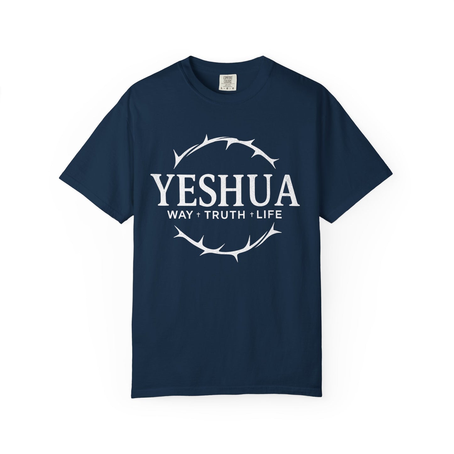 Yeshua Jesus Way Truth LIfe, Unisex Adult T-Shirt Comfort Colors