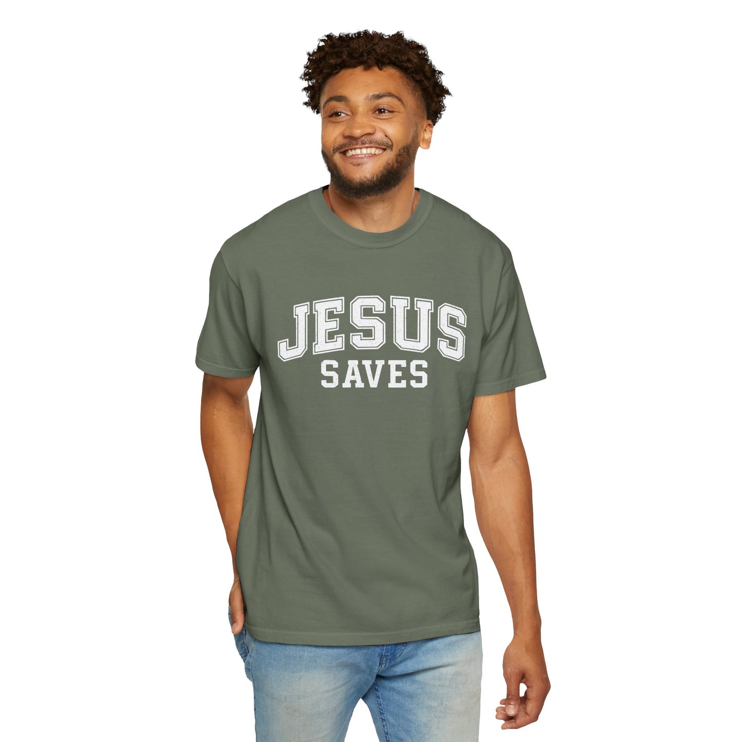 Jesus Saves Comfort Colors | Unisex Adult T-Shirt