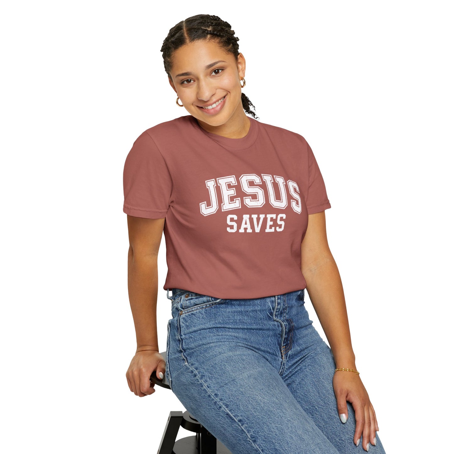 Jesus Saves Comfort Colors | Unisex Adult T-Shirt