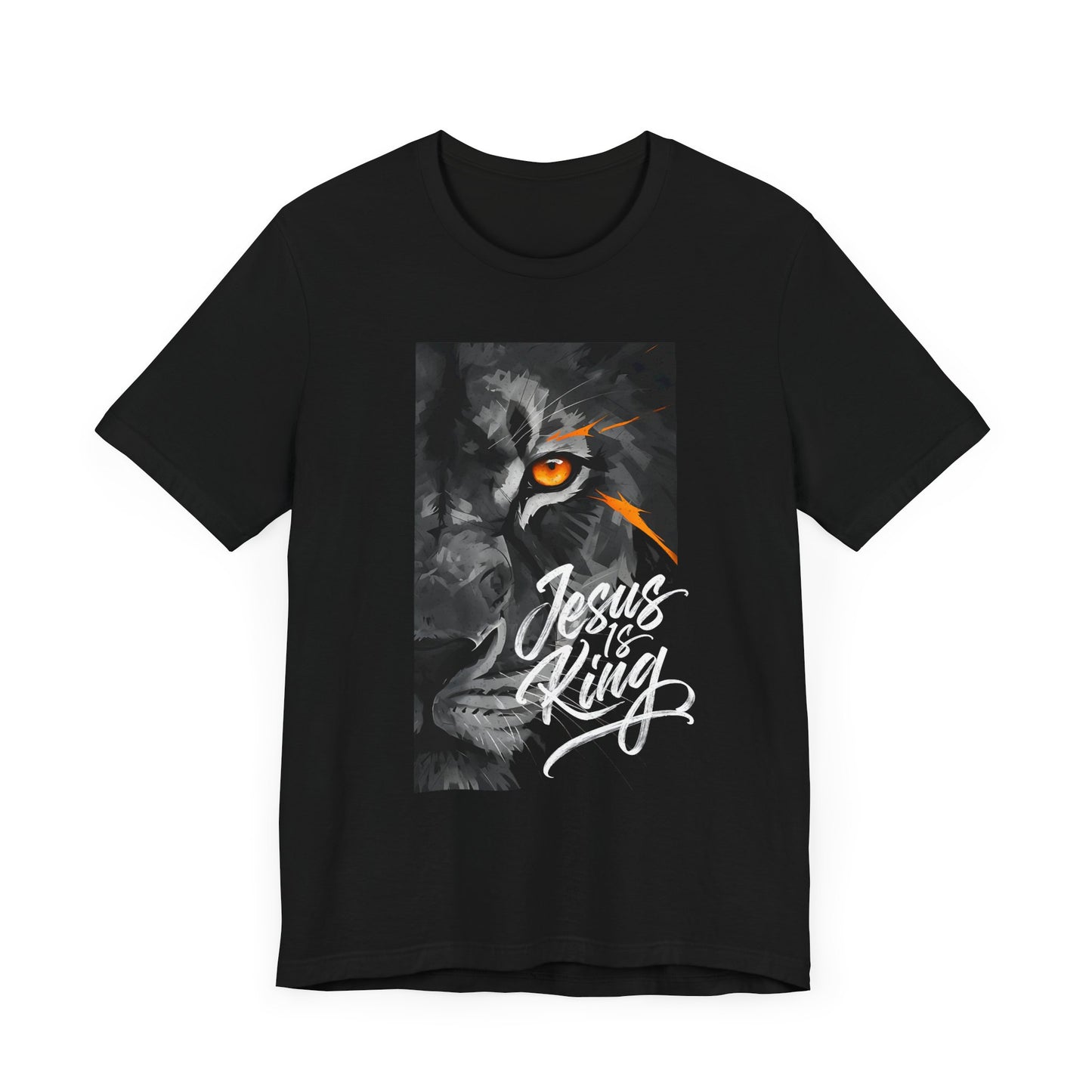 Jesus Is King Lion of Judah |Unisex Adult Tshirt