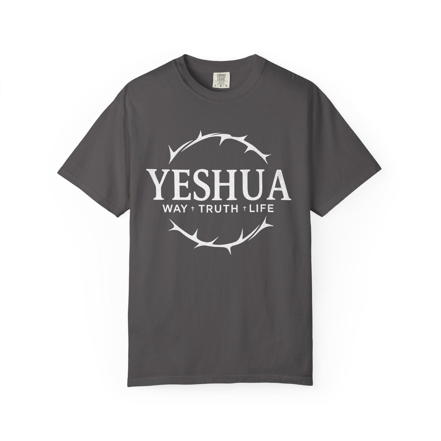 Yeshua Jesus Way Truth LIfe, Unisex Adult T-Shirt Comfort Colors