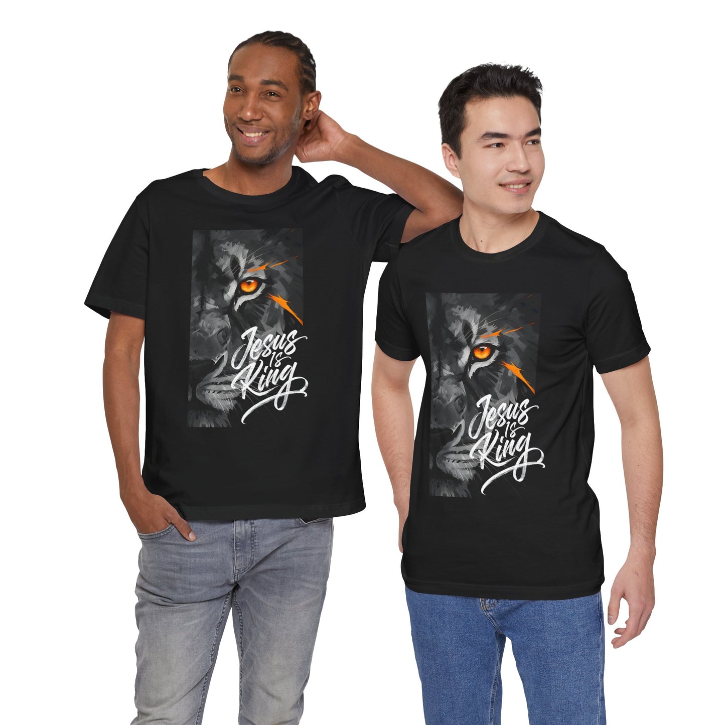 Jesus Is King Lion of Judah |Unisex Adult Tshirt