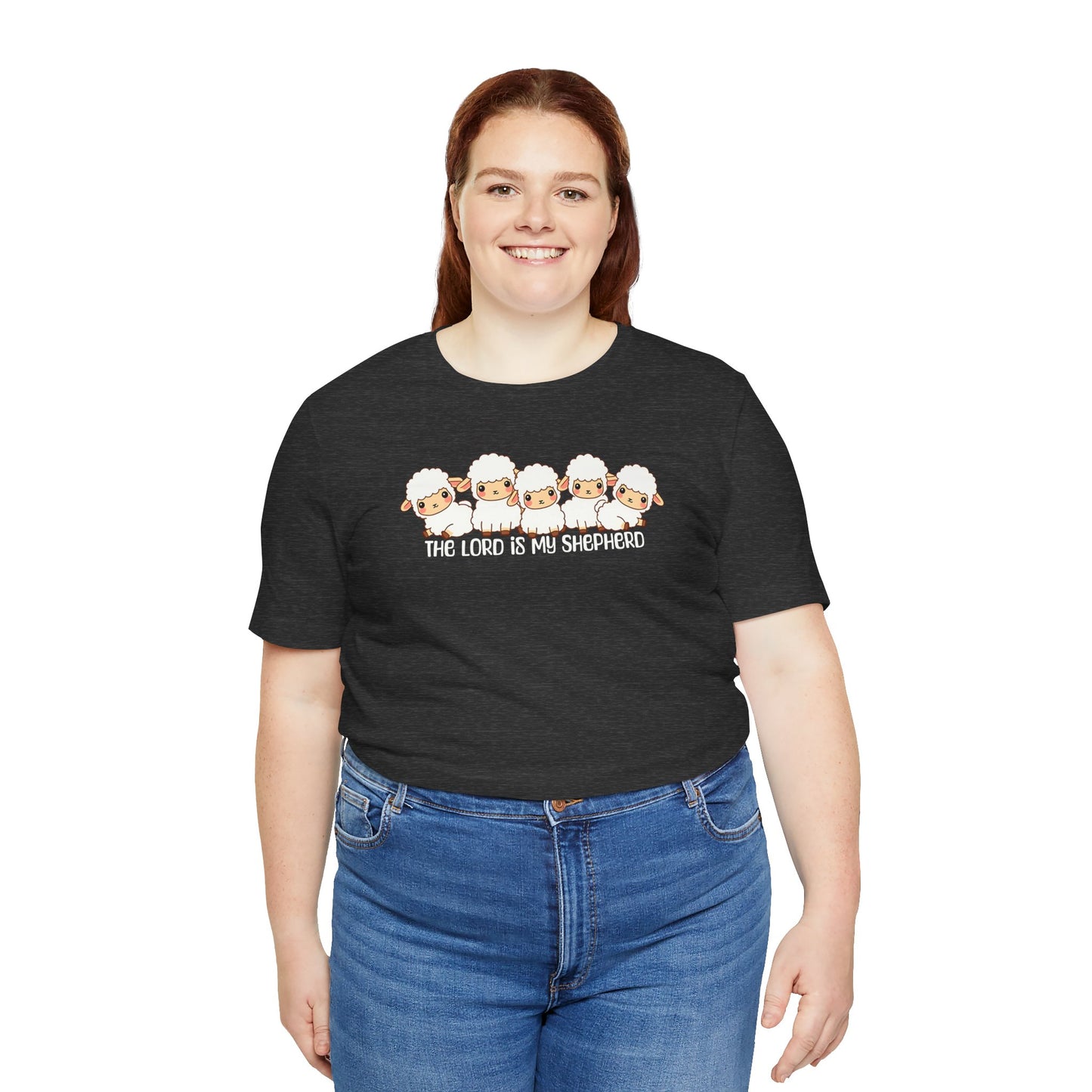 The Lord Is My Shepherd Cute Lambs | Unisex Adult T-Shirt