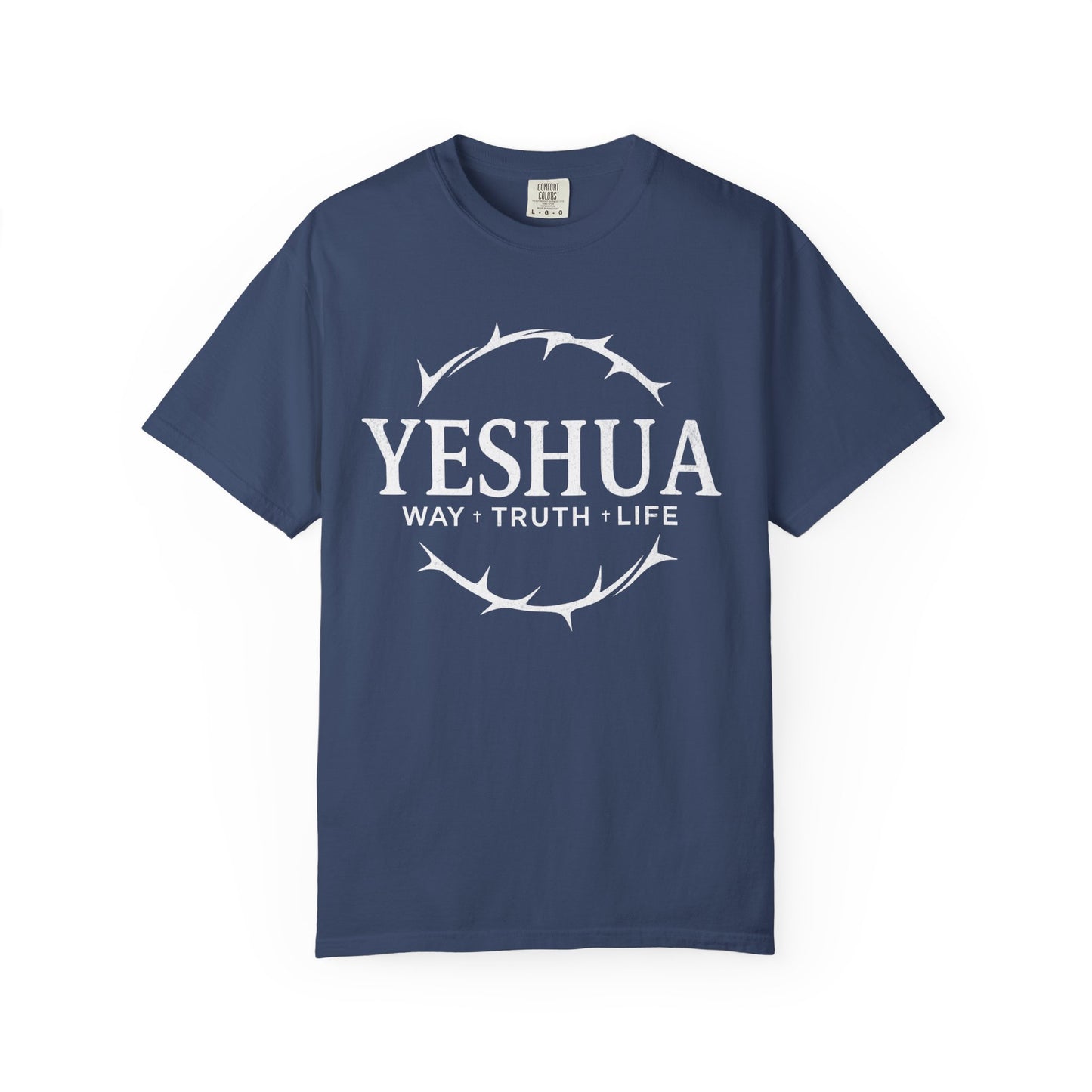 Yeshua Jesus Way Truth LIfe, Unisex Adult T-Shirt Comfort Colors