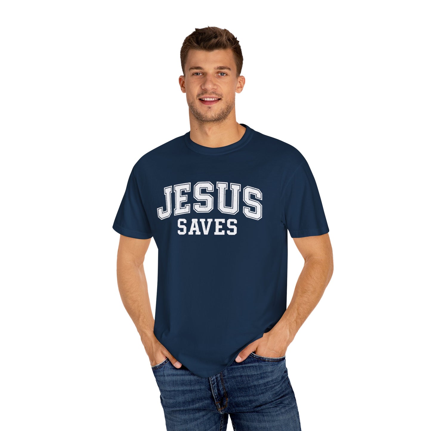 Jesus Saves Comfort Colors | Unisex Adult T-Shirt