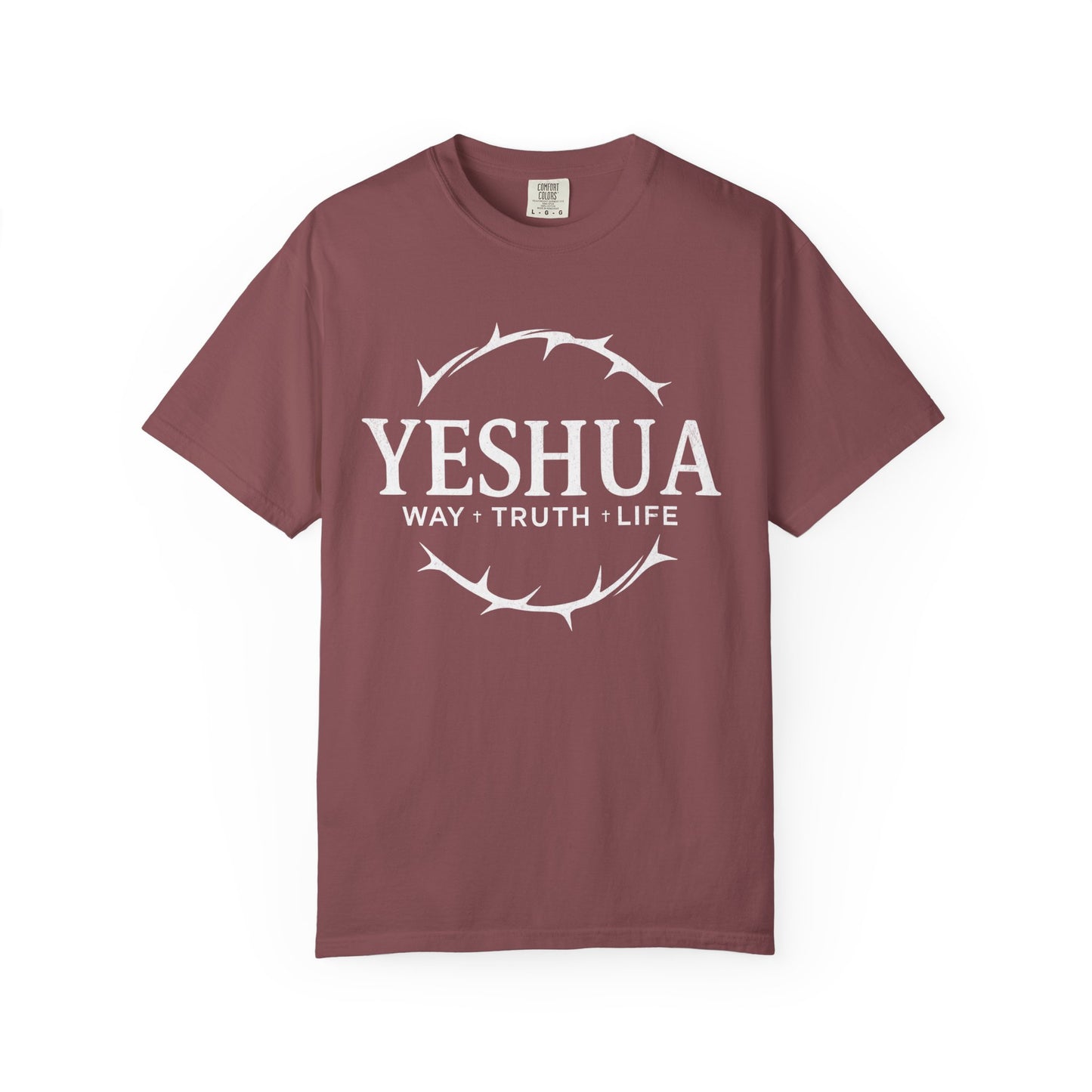 Yeshua Jesus Way Truth LIfe, Unisex Adult T-Shirt Comfort Colors