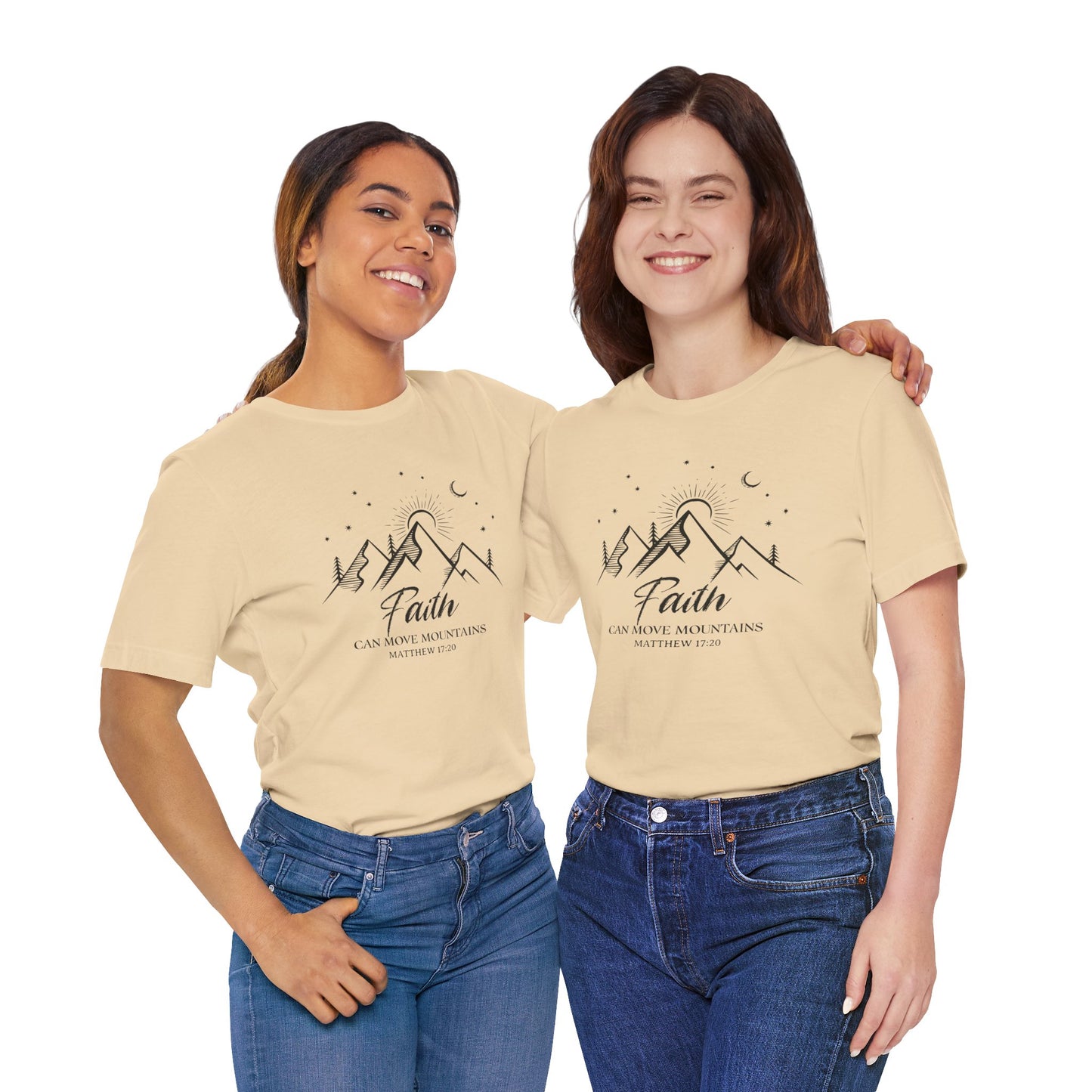 Faith Can Move Mountains | Unisex Adult T-Shirt