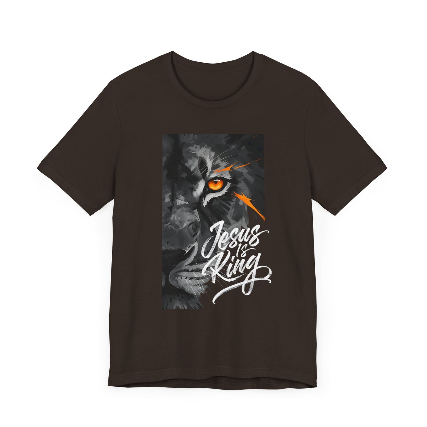 Jesus Is King Lion of Judah |Unisex Adult Tshirt