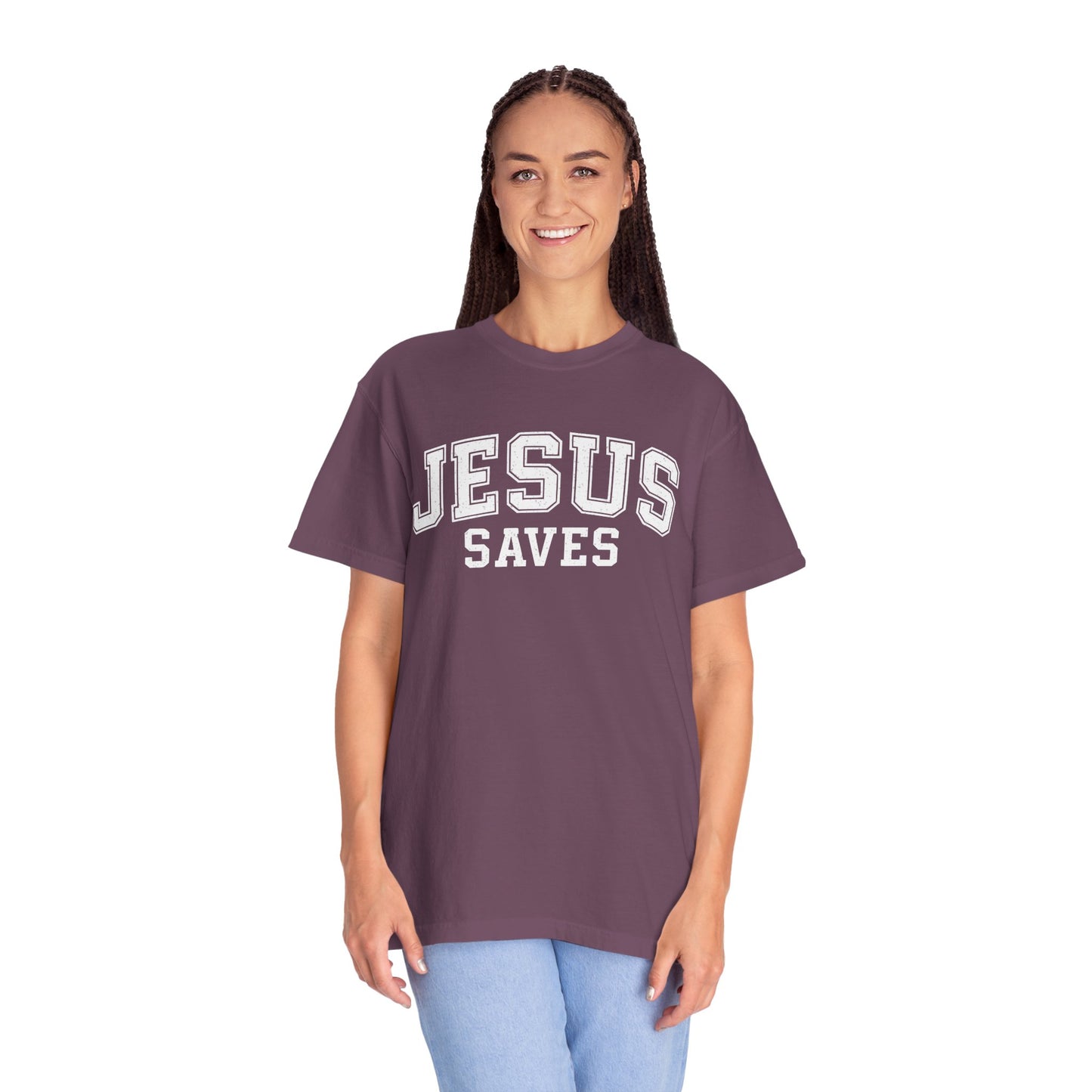 Jesus Saves Comfort Colors | Unisex Adult T-Shirt