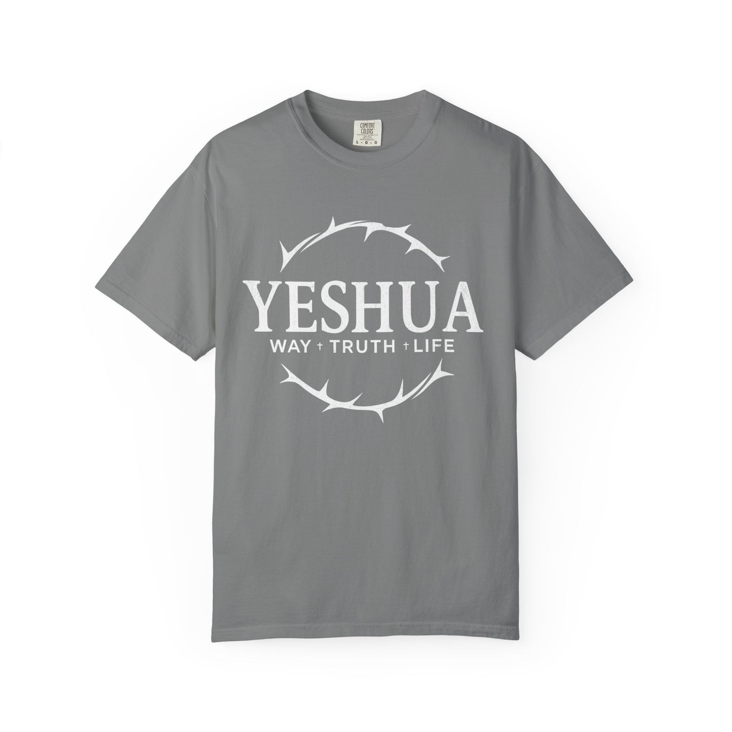 Yeshua Jesus Way Truth LIfe, Unisex Adult T-Shirt Comfort Colors