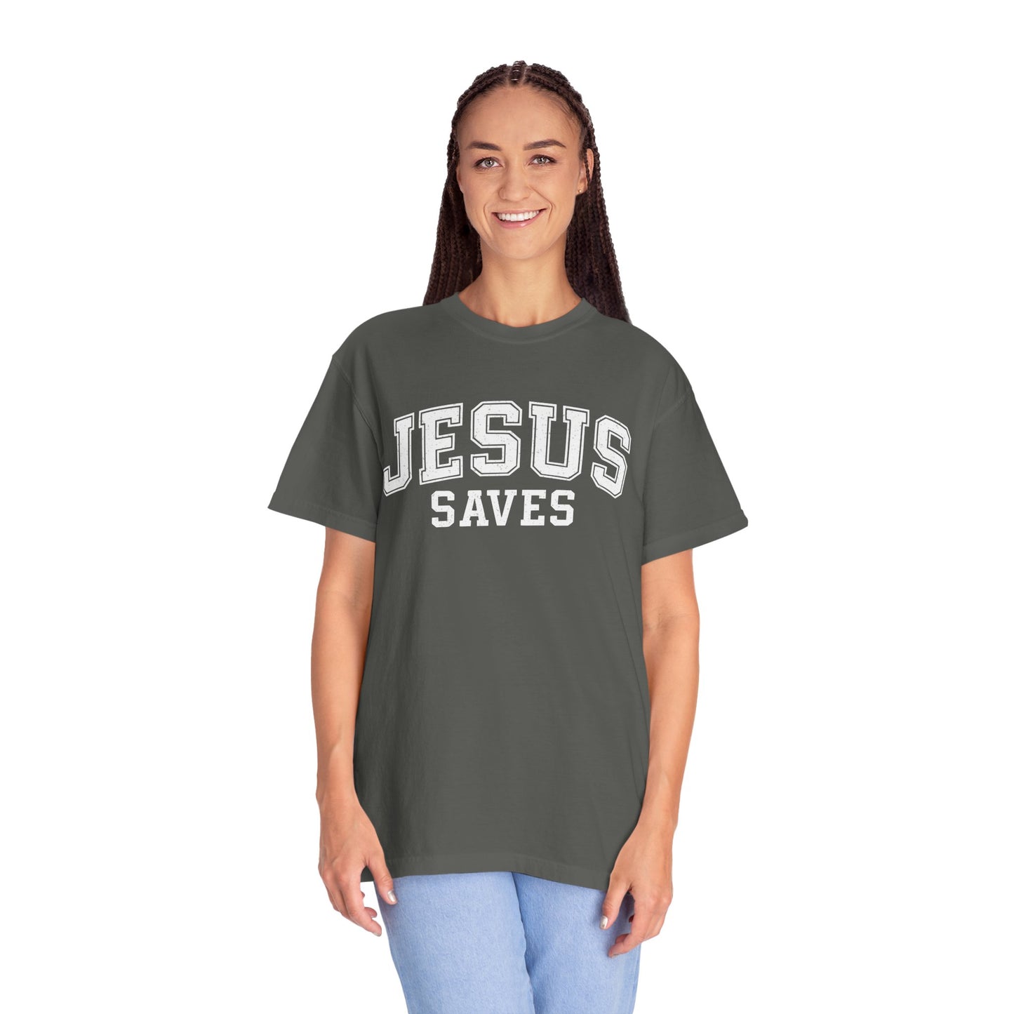 Jesus Saves Comfort Colors | Unisex Adult T-Shirt