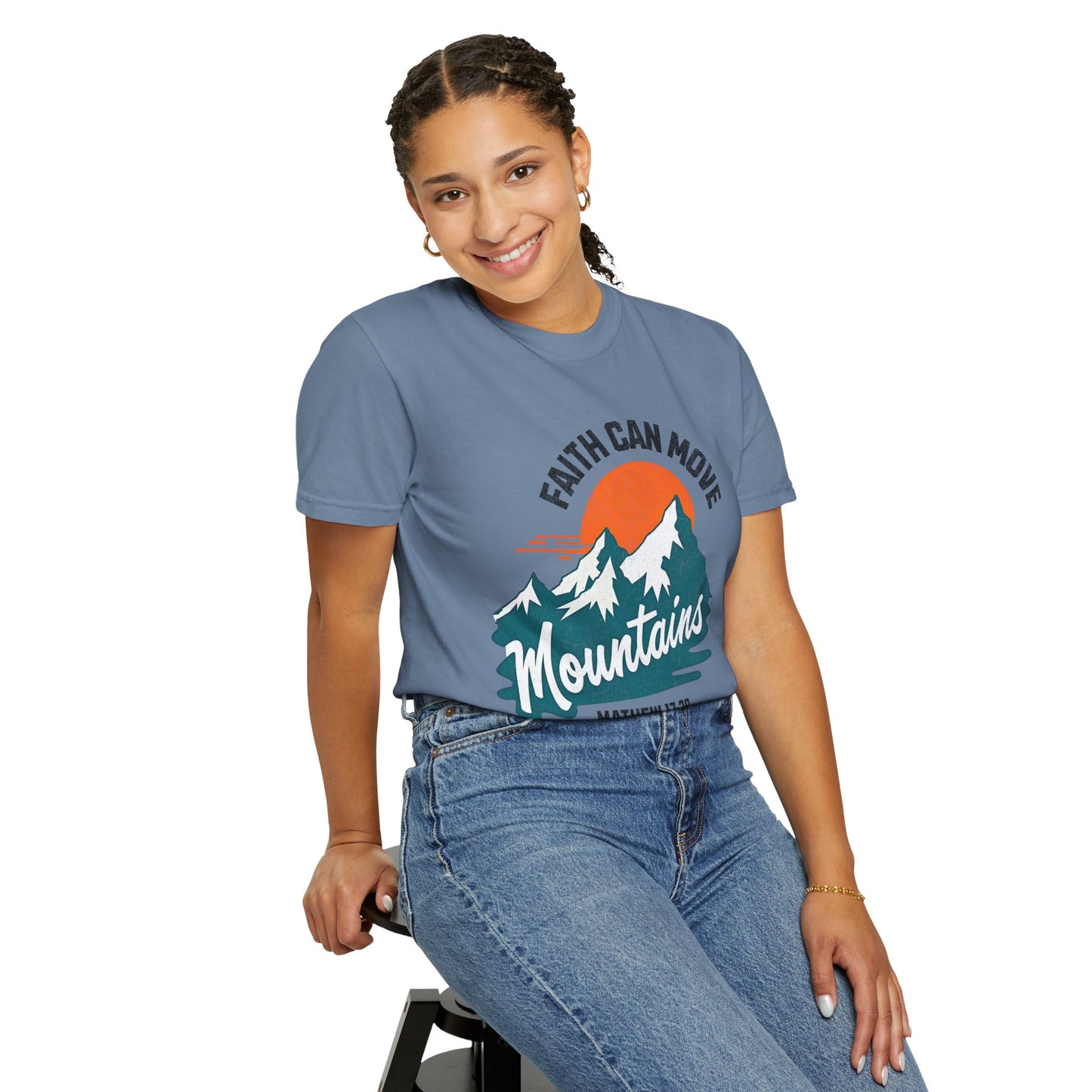 Faith Can Move Mountains Vintage | Unisex Adult T-shirt