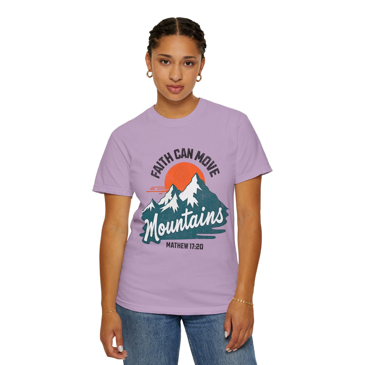 Faith Can Move Mountains Vintage | Unisex Adult T-shirt