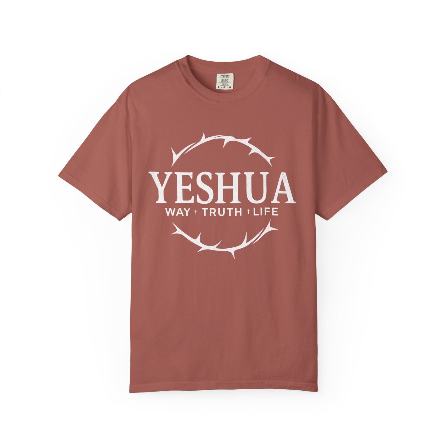 Yeshua Jesus Way Truth LIfe, Unisex Adult T-Shirt Comfort Colors