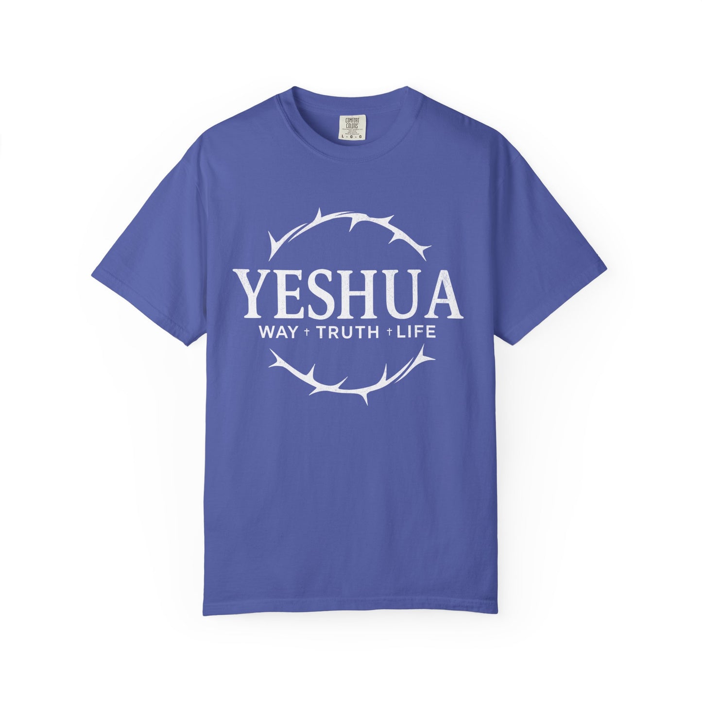 Yeshua Jesus Way Truth LIfe, Unisex Adult T-Shirt Comfort Colors